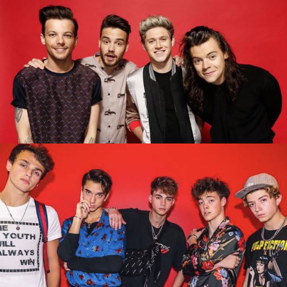 ARocker2004's tweet photo. I just realized how similar these two are. When are they going to come back 😩😩 
#whereiswdw #onedirectionsave2020 #WDW2ISCOMING #hypeforwdw2 
#OneDirection2020 https://t.co/AekrTNiHXX