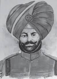 In an act of outstanding bravery, Hav. Ishar Singh ordered the remainder of his men to move to the inner fort while fought the enemy. Ishar Singh fought till his last breath and fell in battle.