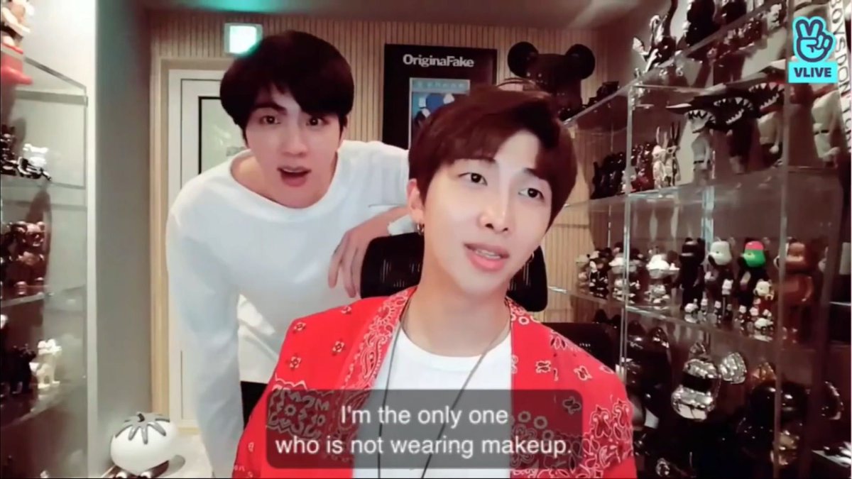 but the biggest way he shows his love?its the way he insist to the world that Namjoon is amazing no matter what