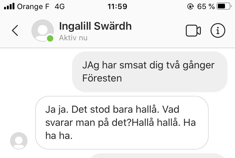 Blev precis ägd av mormor