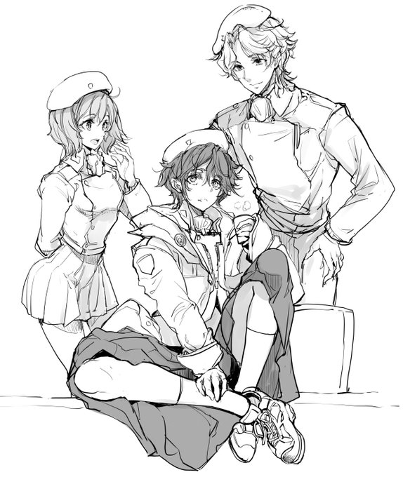 RT>銀英伝のTSは誰しも妄想が捗るんですね、同盟軍がミニスカートとか最高なのですが…と云うわけでなんとなくヤン家族のrkgk 