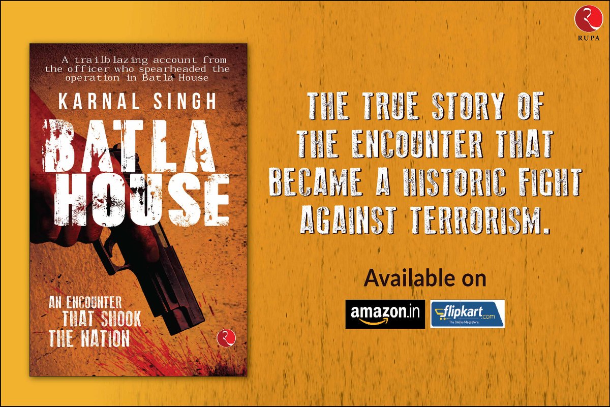 My #book, #BatlaHouse: An Encounter That Shook The Nation, that gives a true account of one of the most debated encounters in the history of our country, is now available on #Amazon.

Link - amzn.to/2ZmFJtS

<a href="/Rupa_Books/">Rupa Publications</a> #BatlaHouseEncounter #BatlaHouseTruth #Books