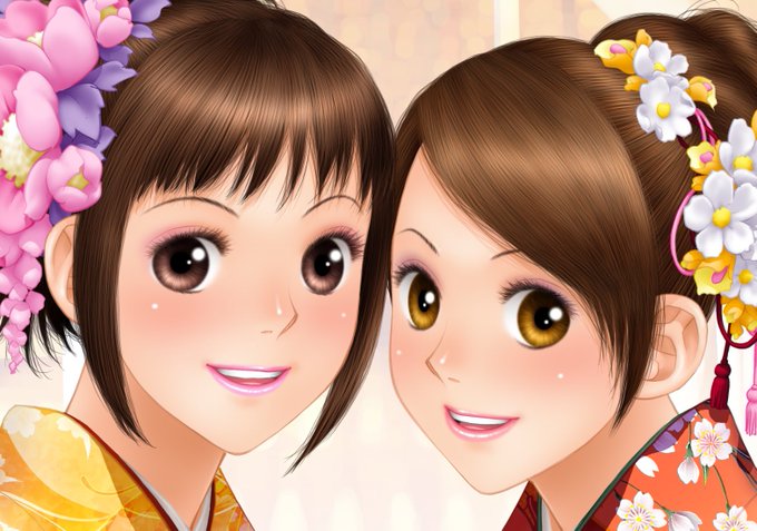 過去絵なんですが…完成データを縮小無しの100%のまま一部分をトリミングしてアプしています〜その,30

新旧色々…3枚目は画集の復刻版カバー絵で表から裏まで一枚絵にしたばかりに当時のMacとスキャナーの限界ギリギリでペン入れをイラレで描いたので時間もめちゃくちゃかかった〜(^^;; 