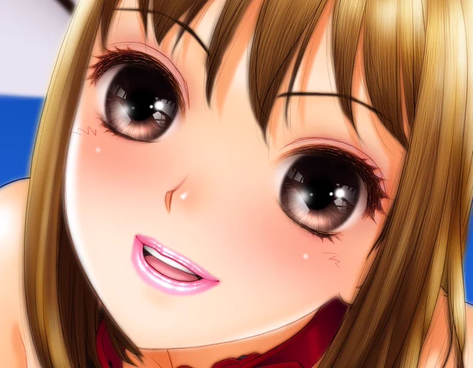 過去絵なんですが…完成データを縮小無しの100%のまま一部分をトリミングしてアプしています〜その,30新旧色々…3枚目は画集の復刻版カバー絵で表から裏まで一枚絵にしたばかりに当時のMacとスキャナーの限界ギリギリでペン入れをイラレで描いたので時間もめちゃくちゃかかった〜(^^;; 