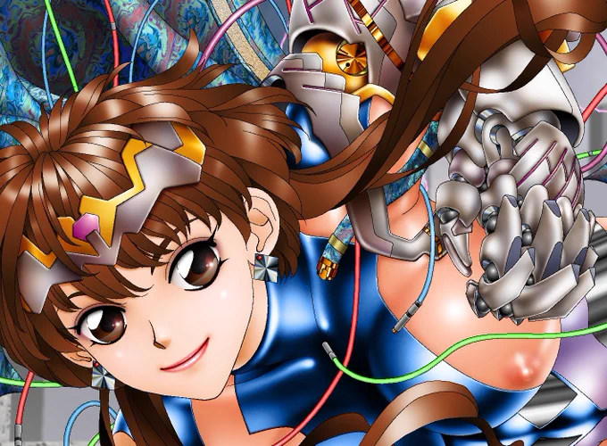 過去絵なんですが…完成データを縮小無しの100%のまま一部分をトリミングしてアプしています〜その,30新旧色々…3枚目は画集の復刻版カバー絵で表から裏まで一枚絵にしたばかりに当時のMacとスキャナーの限界ギリギリでペン入れをイラレで描いたので時間もめちゃくちゃかかった〜(^^;; 