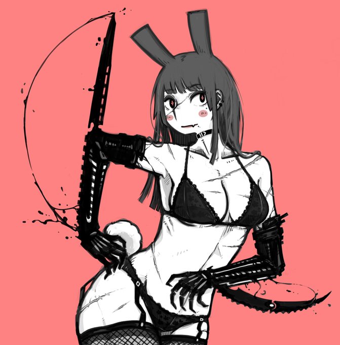 右眼のサイズに違和感があったので少し大きくした。
うん、もっと可愛くなった。
顔はちょっと変えるだけで印象随分変わるから面白いし難しい。 