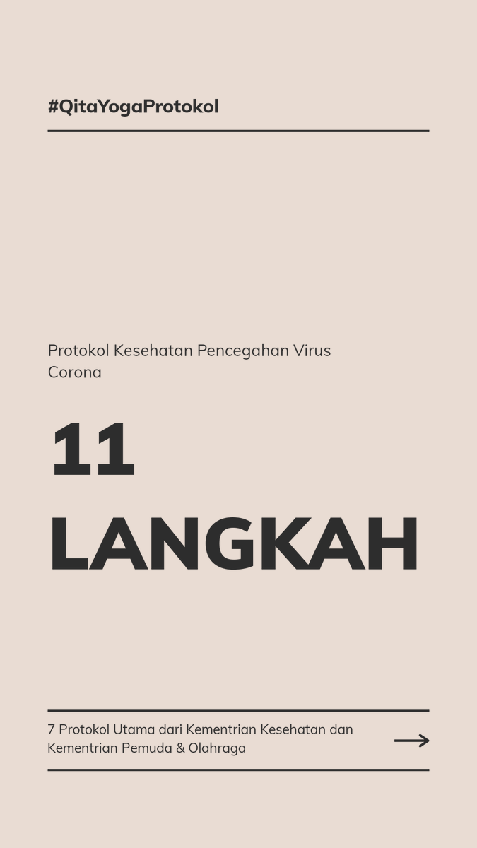 qitayoga's tweet photo. Protokol Kesehatan Qita Yoga https://t.co/AGzD0I726x