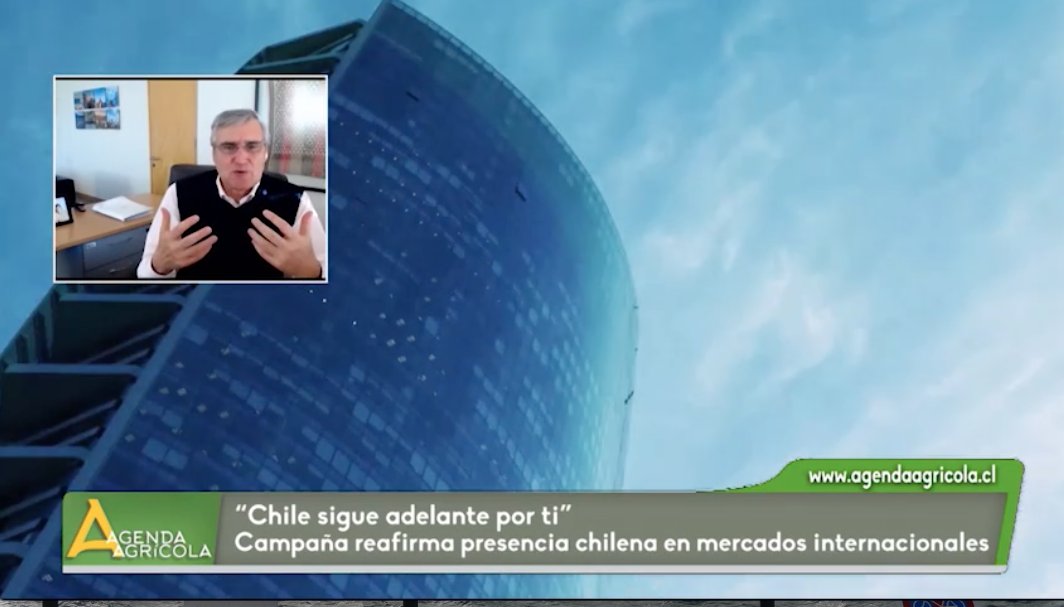 ProChile's tweet photo. “#ChileKeepsOnGoing tiene como objetivo demostrarle al mundo que somos un país resiliente, nos hemos levantado cientos de veces y que nuestras exportaciones siguen siendo un aporte al mundo” Director General de #ProChile Jorge O’Ryan en @Agenda_Agricola https://t.co/V8IzYFwx7E