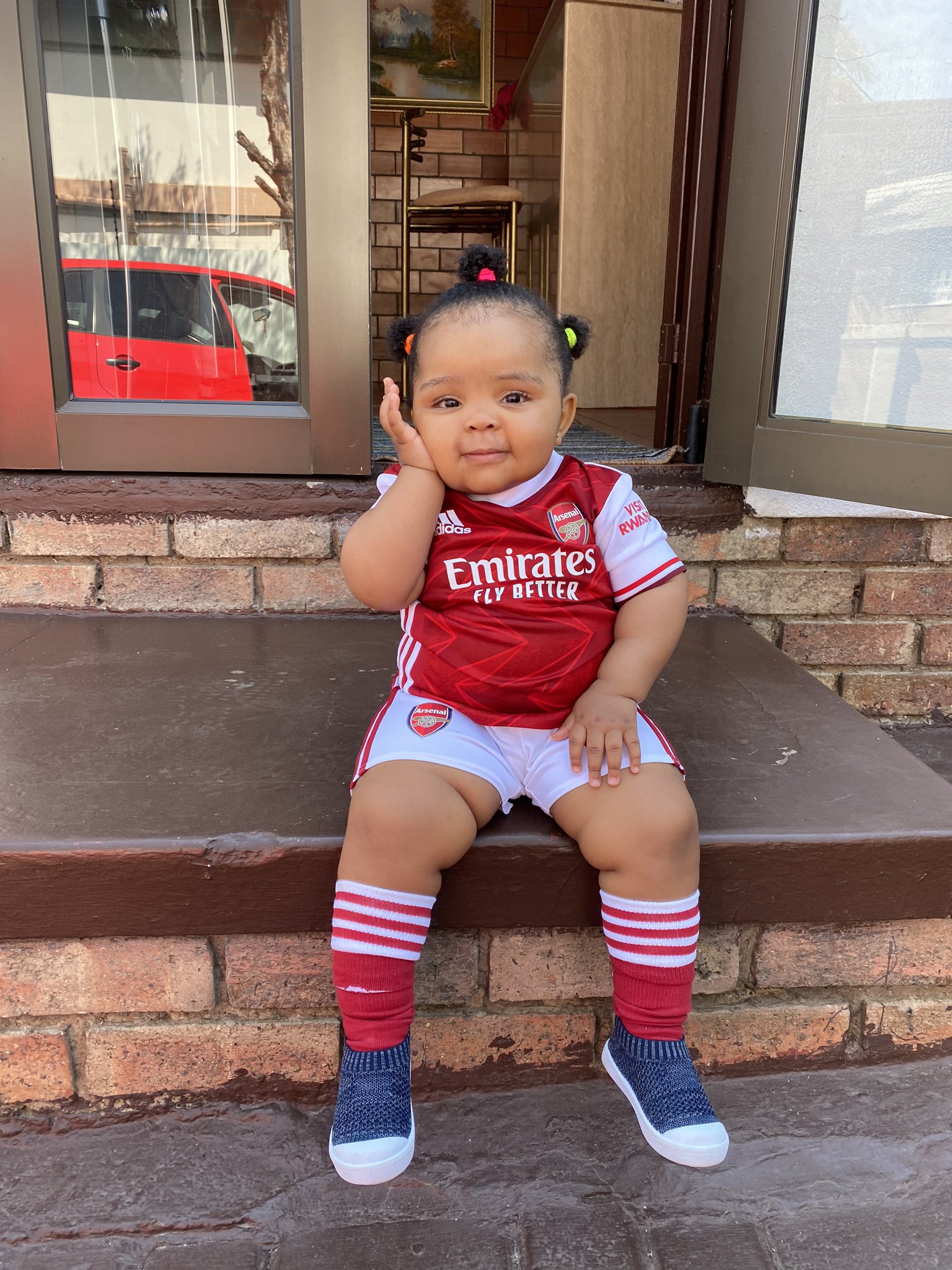 Baby girl clearance arsenal outfit