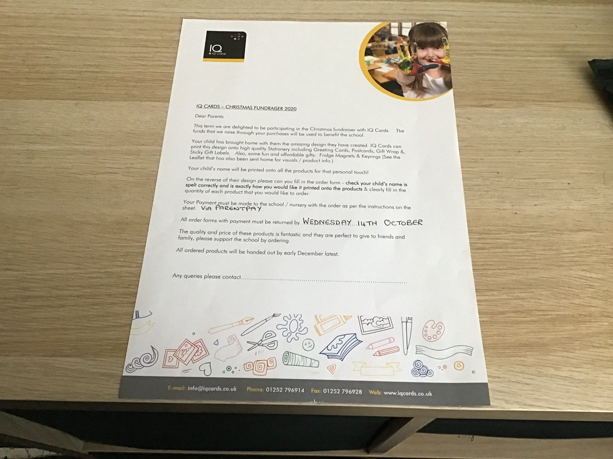 CLW_CE_PTFA's tweet photo. We would like to invite all our parents to take part in our IQ Christmas Card Design.

Please return your completed template (given by the school) and booking form to school no later than Wednesday 14th October.

All payments to be made on Parentpay https://t.co/6vs2eSJrh0