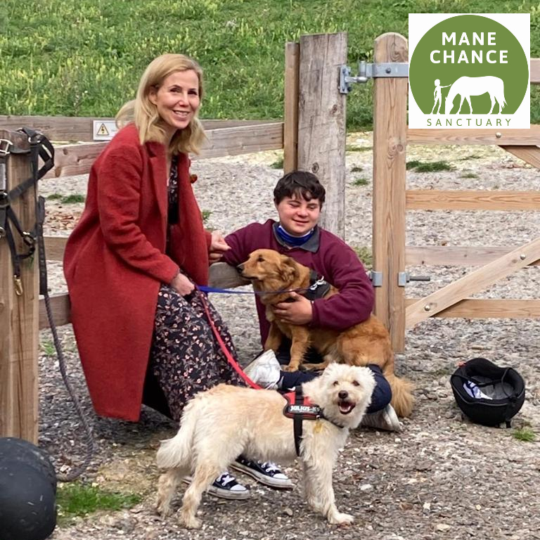 manechance's tweet photo. We had such fun yesterday when our friend Sally Phillips visited, with her son Olly and her dogs, Lottie and Teddy!
The filming was for the #BBCSundayMorningLive and we'll keep you posted when we know when it will be aired! @sallyephillips #rescuehorses @BBC #horsesanctuary https://t.co/GlCI6YPNgU