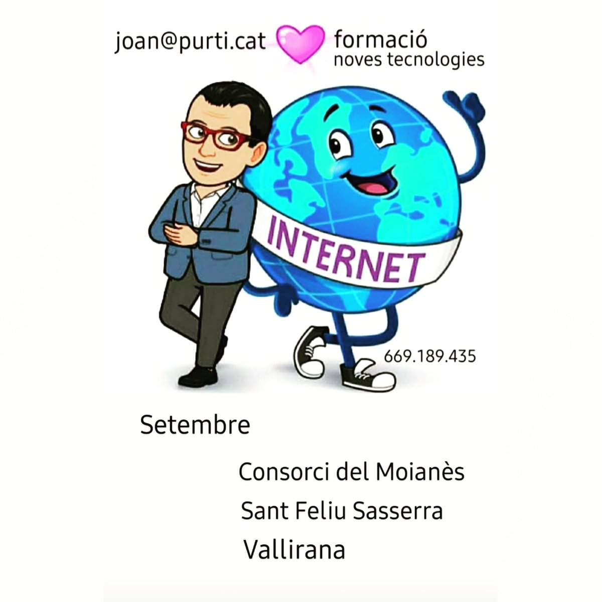 CatPurti's tweet photo. Propers Cursets #novestecnologies #formacio #curserts #jpurtio https://t.co/J98iqDPSgU