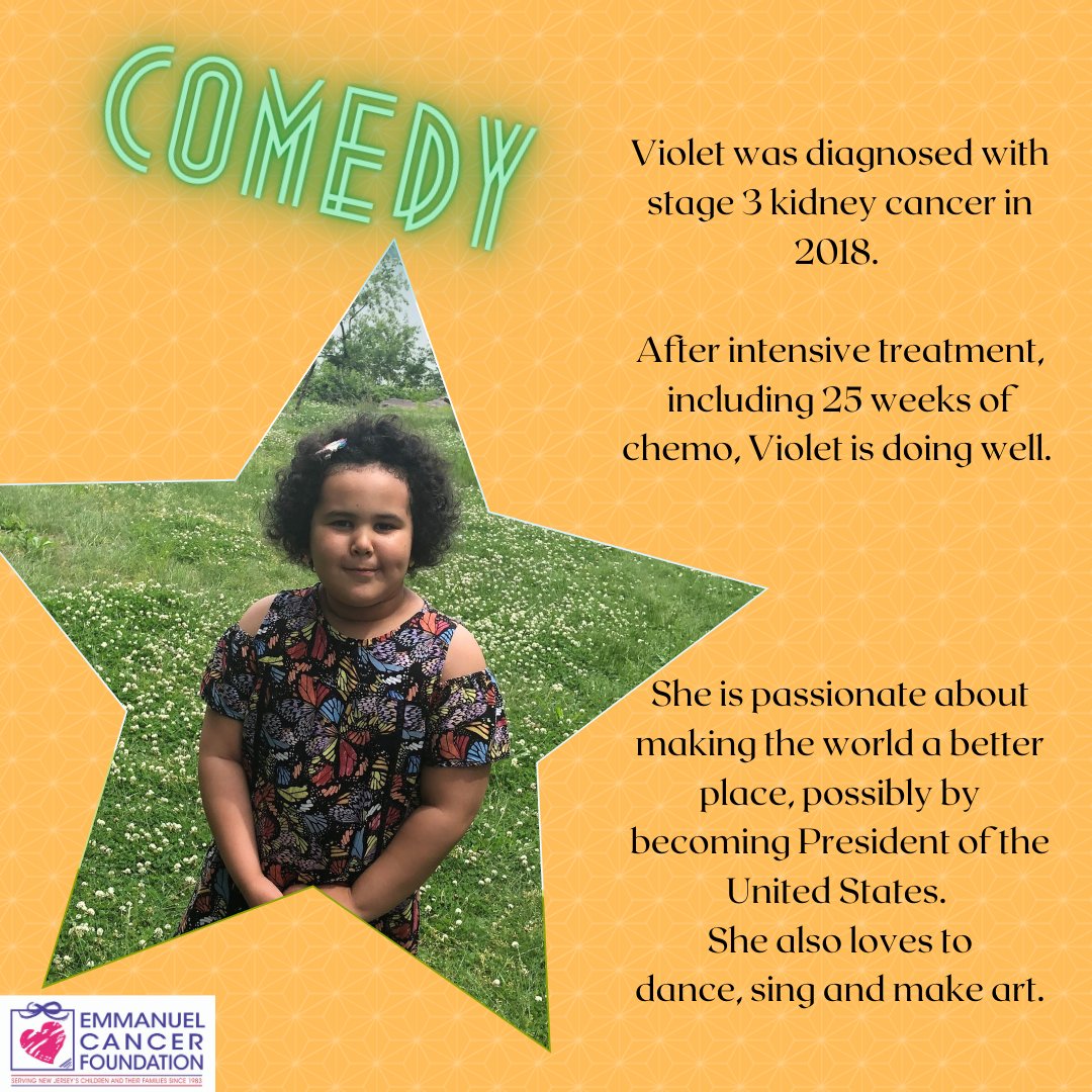EmmanuelCancer's tweet image. Who couldn&apos;t use a little laughter?! Join us on Wednesday, 9/16 at 7:30pm! #laughteristhebestmedicine #comedyroutine #ecfkidsgolive #gogoldforseptember #pediatriccancerawareness #ecfservingkidswithcancer