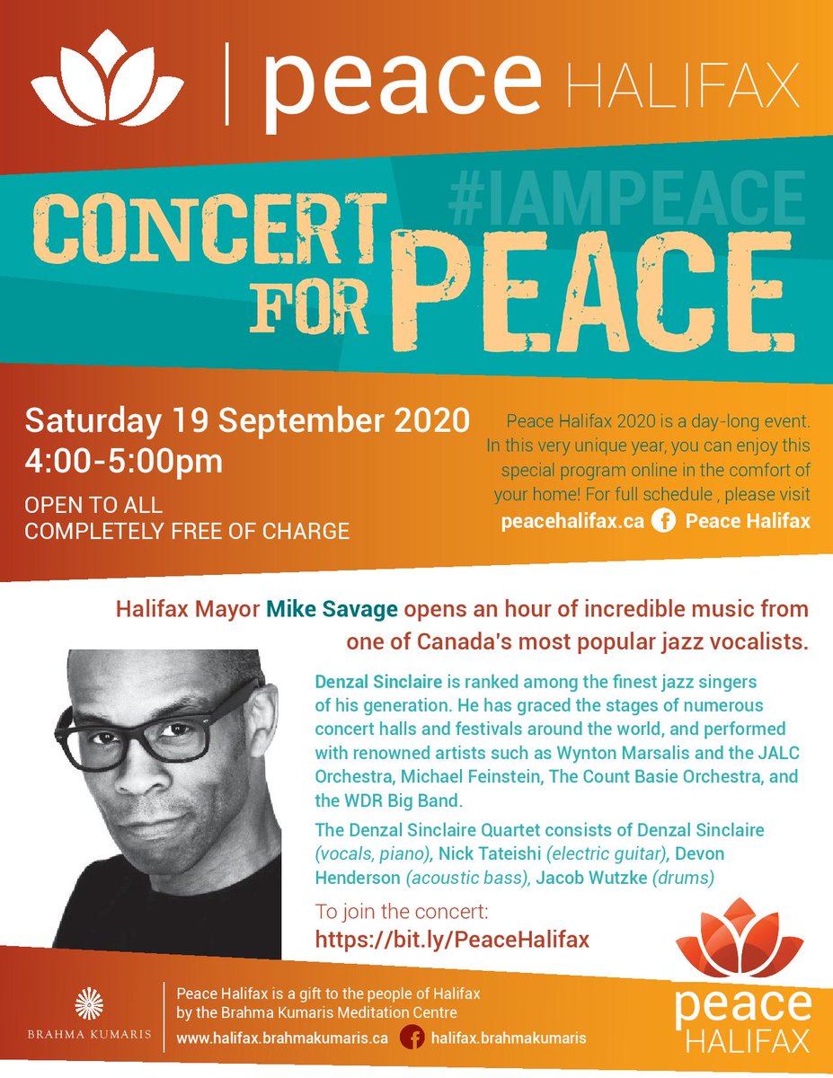 4Peace_Halifax's tweet photo. Peace Halifax is one week away! Spread the word and share our schedule for the day. Online activities all day. Concert for Peace at 4pm! https://t.co/Sbg0jkkTvJ #peacehalifax #peace #unitednations #peaceday #halifax https://t.co/7rIPyphzVV