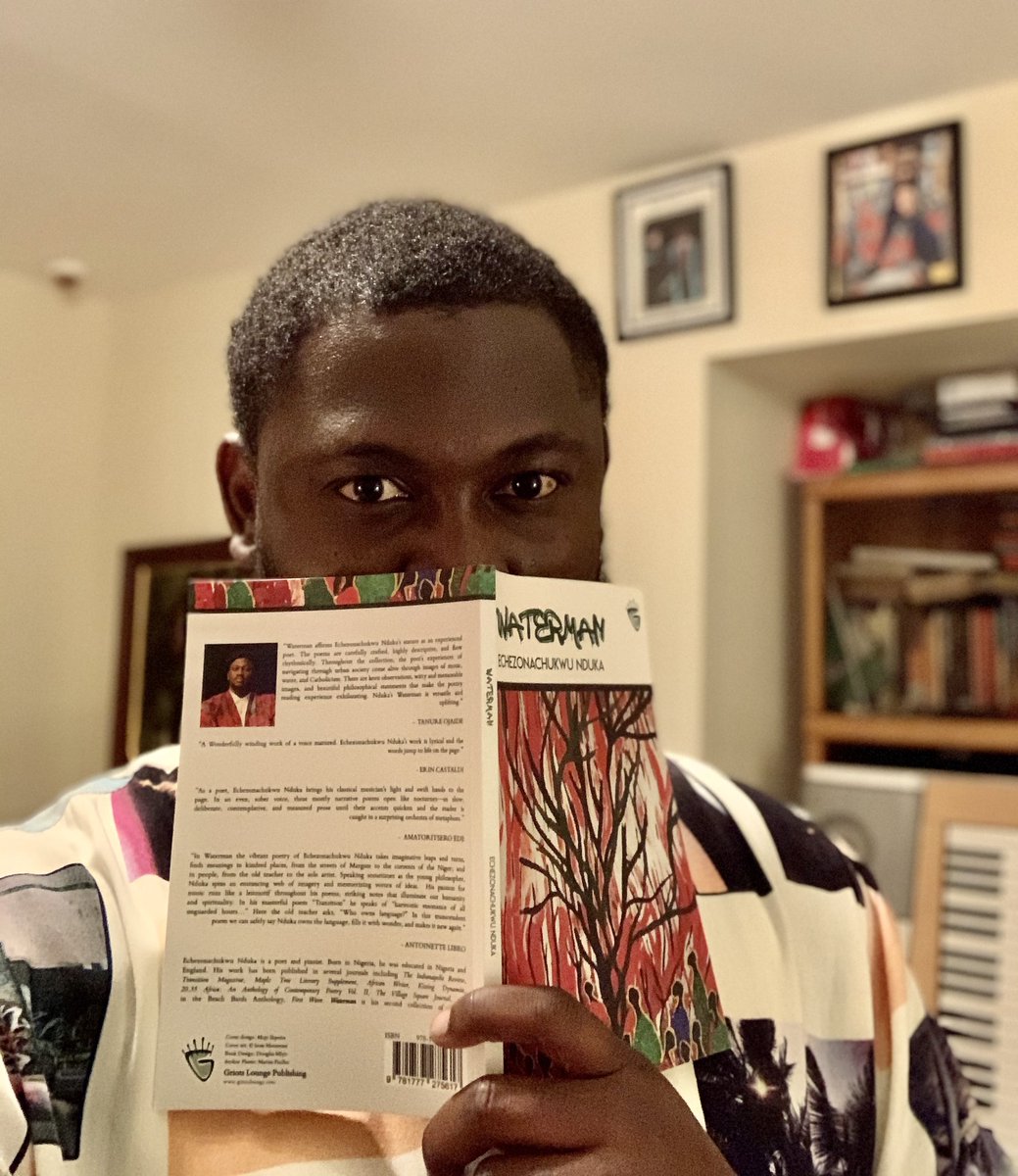 echenduka's tweet photo. My new poetry collection, Waterman [@GriotsLounge], will be out in bookstores in October! Meanwhile, copies are now available on Amazon and Barnes &amp; Noble. Please make your order &amp; it’ll be delivered to you in the next few days. 
Or; 
Visit my website &amp; click on the book cover. https://t.co/NX50FEqsVD