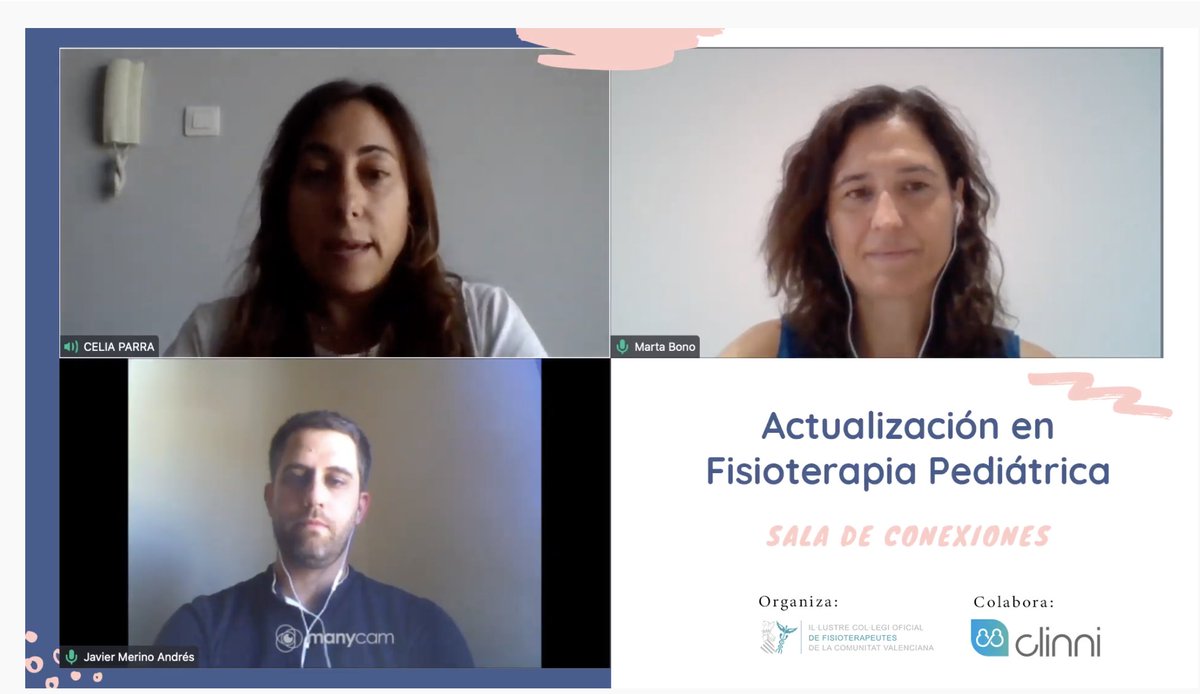 #JFisioPediatricaON20. Empieza el 2º turno de preguntas con los ponentes Javier Merino Andrés, <a href="/javimerino9/">Javier Merino-Andrés</a>, y Marta Bono. Modera nuestra colegiada Celia Parra.

#Icofcv #Fisioterapia #Pediátrica #Niño #Salud

Colabora: <a href="/ClinniApp/">Clinni</a>