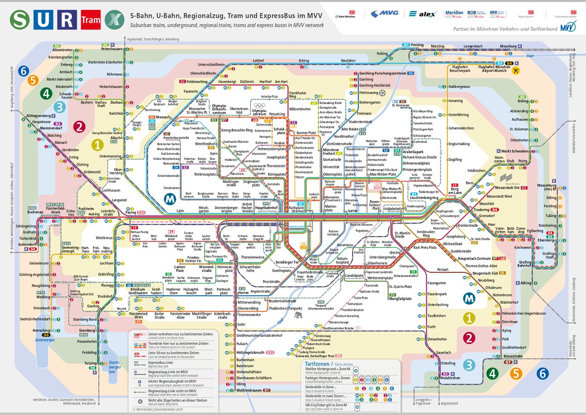 XARXA: Per entrar en context, cal començar dient que la xarxa de transport públic està planificada fins al mínim detall: S-Bahn (serveis suburbans), U-Bahn (metro urbà), Tram, autobusos i trens regionals.