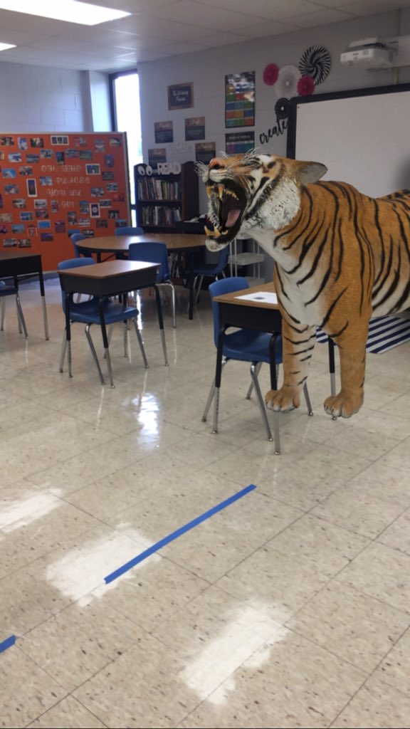 JMS_Eagles's tweet photo. .@NishaKala3’s students learned to use google 3D images this week!  Look what they found! 🐯🐯@Exceptional_ORS @ORSchools @FriendsofORS @OakRidgeToday https://t.co/VSptaZEAxk