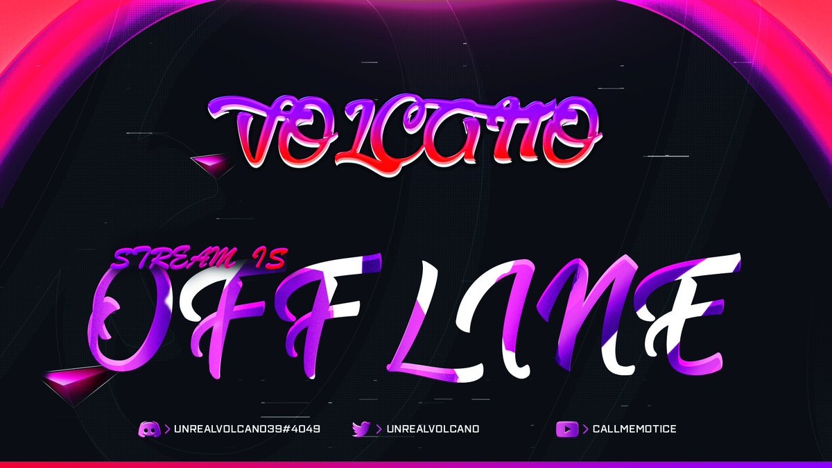 StreamItSimple's tweet image. Some designs we did for @Unrealvolcano's most recent stream pack! Check him out to see everything we did!

To get your own Stream Revamp, Overlays, Elements, Emotes and Alerts, message us!
