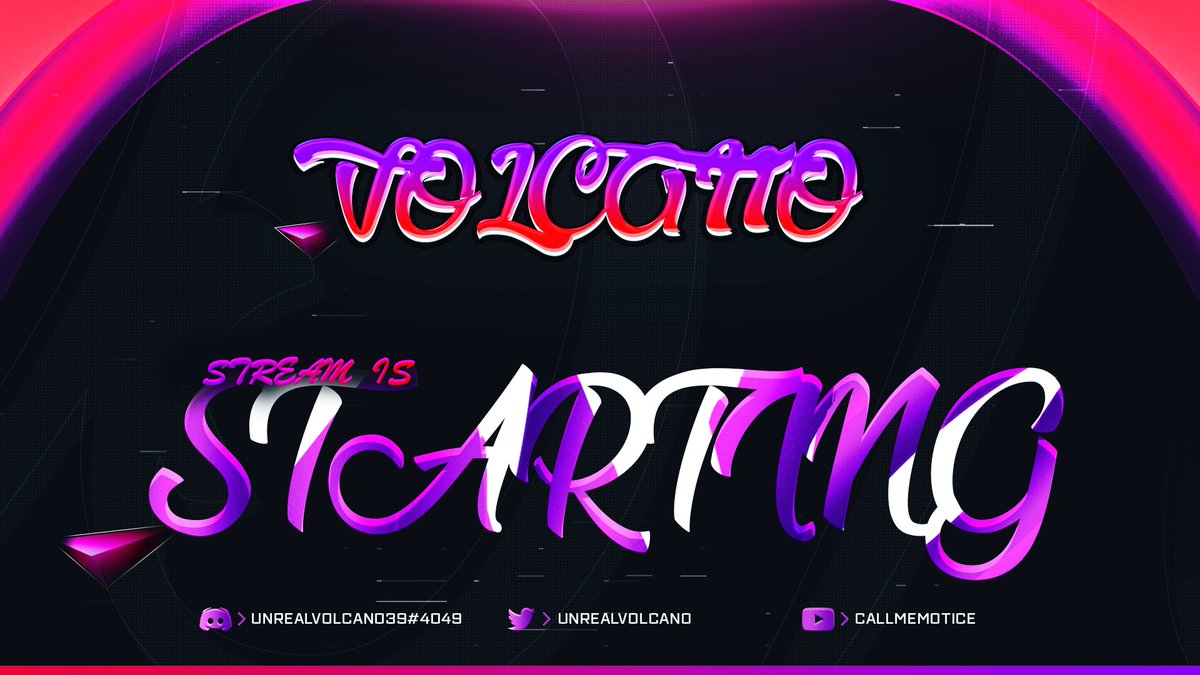 StreamItSimple's tweet image. Some designs we did for @Unrealvolcano's most recent stream pack! Check him out to see everything we did!

To get your own Stream Revamp, Overlays, Elements, Emotes and Alerts, message us!