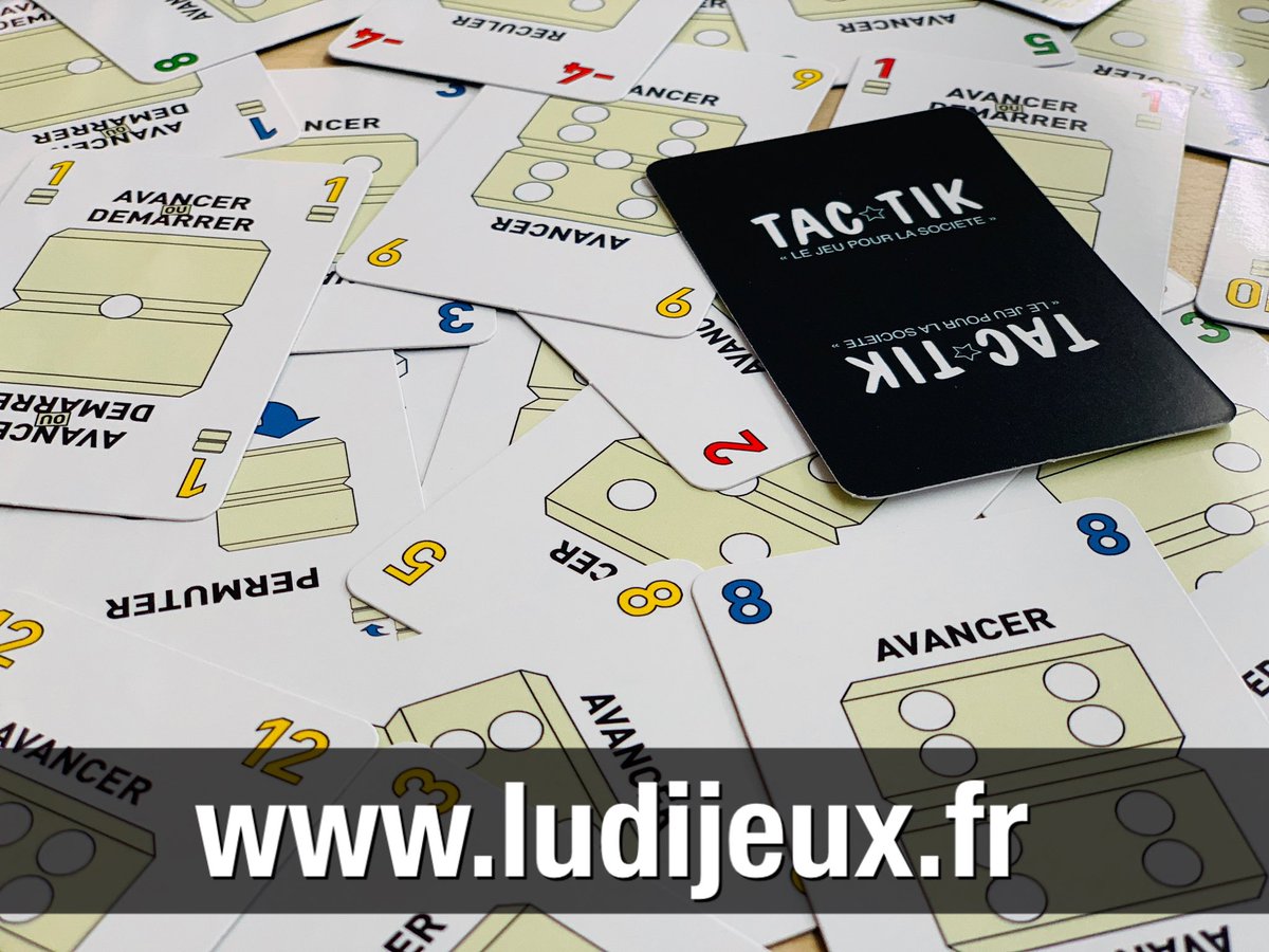 LudiJeux_79's tweet photo. 📣🆕 Les cartes pour le jeu Tac-Tik sont disponible dans votre boutique @LudiJeux_79 et sur https://t.co/lwzz7iJEl7 😊
#ludijeux #lesboutiquesludiques #jeuxdesociete #j2s #boardgame #tactik #Parthenay https://t.co/hi43FS5LXr