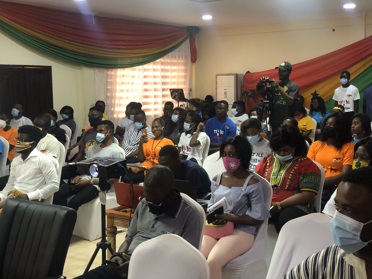 TourismAidGhana's tweet photo. Launch of Tourism Ghana 🇬🇭 on going at Ghana Tourism Information Centre 🔥🔥🔥

#TAGLauched 
#WeGoGhana
#YouthInTourism 
#ExperienceGhaba https://t.co/2YUH5esfXc