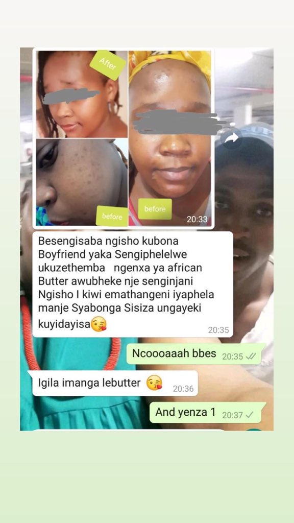 WeAfricanButter's tweet photo. #ToWhomItMayConcern  AfricanButter Ess is a skin correction cosmetic that breads results. It’s made from natural oils that feed the skin with good nutrition proving natural skin glow and we would love to work with @Clicks_SA #MTNBusinessHack #clickschallenge https://t.co/ZfvA2Vhxel