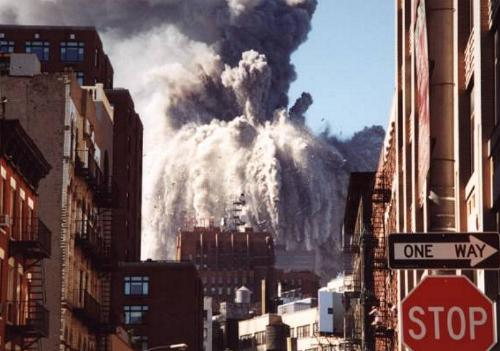 FME says 104-kT Storax Sedan explosion (left) was "in theory 100x stronger" than each mini H bomb that destroyed Twin Towers (thus nominally 1 kT nuke) "but in practice the difference is only 4x due to the capability of direction of the small H bomb" (thus effectively 25 kT)23/