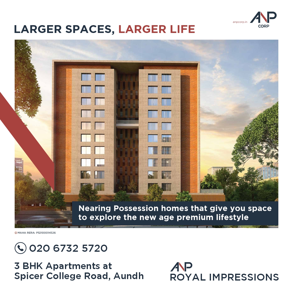 anp_corp's tweet photo. Enter the exquisite lifestyle at Royal Impressions, Aundh. Super spacious homes for a luxurious living.
.
.
.
.
.
#ANPCorp #impressions #3bhk #3bhkflat #3bhkhome #3bhkapartment #luxuryhomes #Property #Pune #Aundh #weareparticular https://t.co/kzSQfFs79r