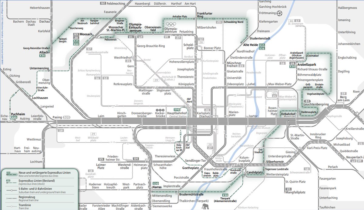 La xarxa de busos és fàcil d'entendre:-ExpressBus (Xxx): línies realment exprés, pels corredors amb més demanda sense alternativa ràpida, cada 20' tot el servei els laborables.-MetroBus (dues xifres): connecten els principals punts de la ciutat, cada 10' tots els dies de l'any.
