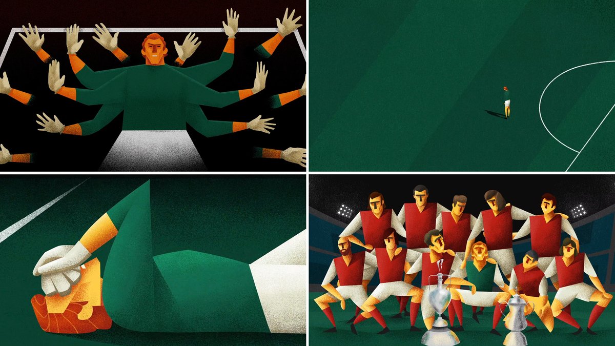 The latest passion project from  <a href="/DressCodeNY/">Dress Code</a> illustrates both the loneliness and exhilaration experienced by renowned <a href="/Arsenal/">Arsenal</a> goalkeeper Robert Primrose Wilson

bit.ly/35vMZHK
<a href="/YouTooCanWoo/">YouTooCanWoo</a> #documentary #animation #arsenal #PremierLeague