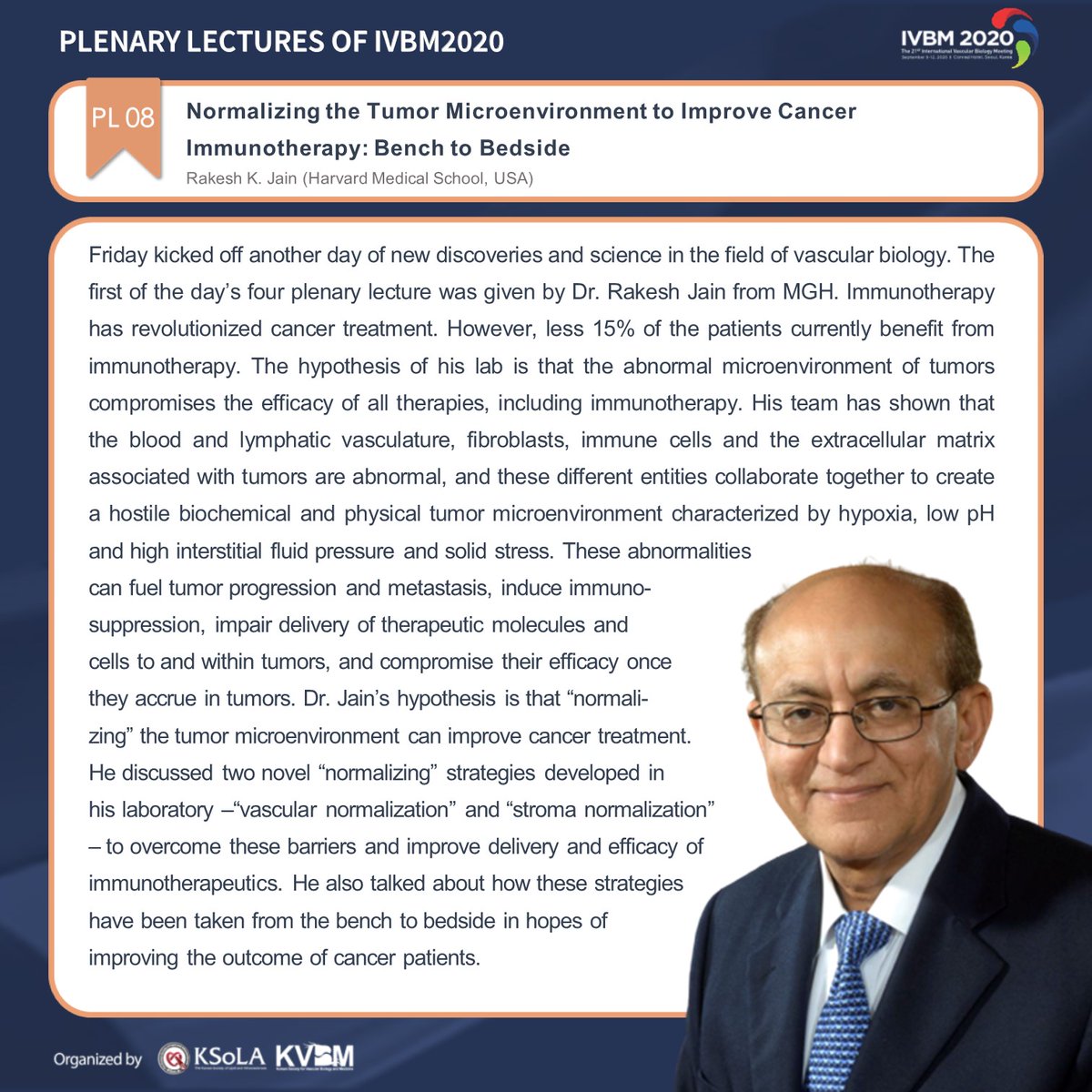 Plenary Lectures of IVBM 2020 Part2
📣You can access IVBM 2020 on-demand virtual meeting until Oct. 10
#ivbm2020 #ivbm #VascularBiology #Vascular #Atherosclerosis #Welcome #korea #KSoLA #KVBM