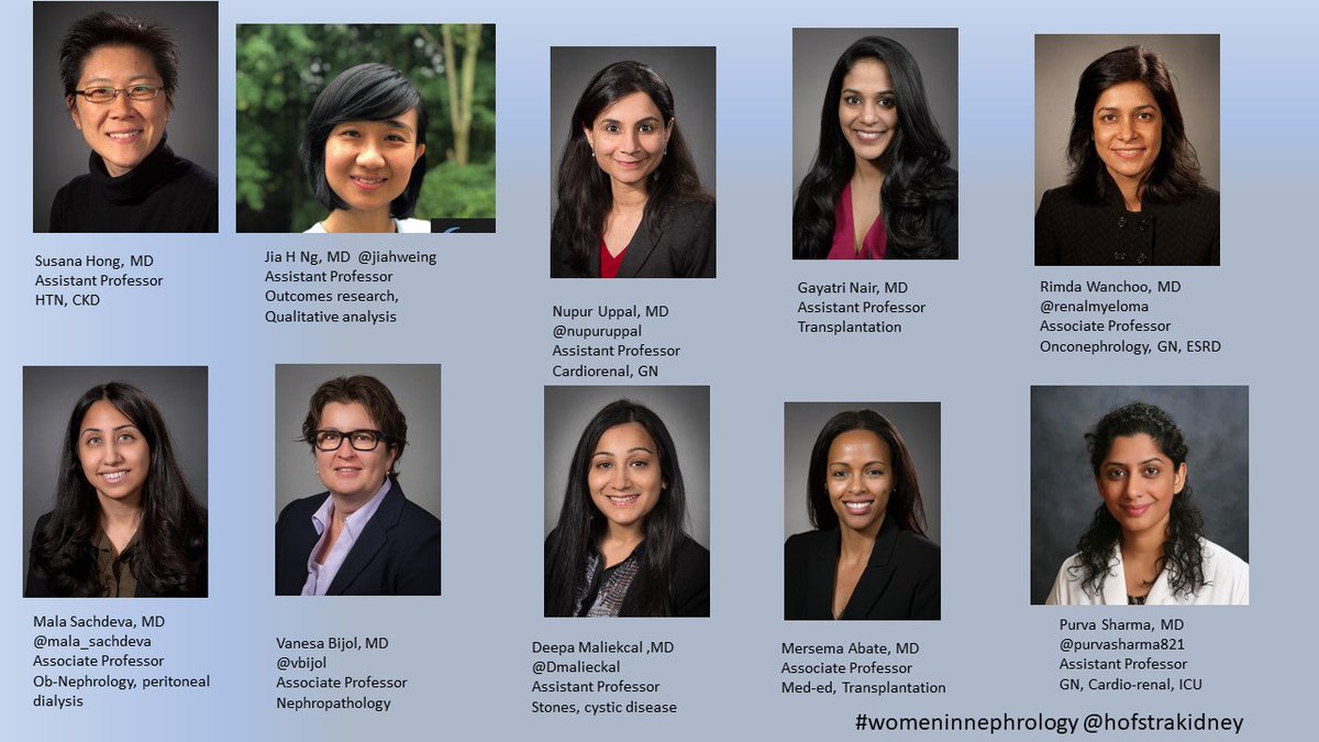 HofNorthwell Kidney (@hofstrakidney) on Twitter photo Retweeting a recently tweeted photo from 2 months but important again as this is women in medicine month. Salute to our <a href="/womeninnephro/">Women In Nephrology</a> faculty. More on twitter now <a href="/jiahweing/">Jia Ng, MD MSCE</a> <a href="/nupuruppal/">Nupur Uppal, MD</a> <a href="/Gayatri25362639/">Gayatrinair</a> <a href="/renalmyeloma/">Rimda</a> <a href="/mala_sachdeva/">Mala Sachdeva</a> <a href="/VBijol/">Vanesa Bijol</a> <a href="/DMalieckal/">Deepa Malieckal MD</a> <a href="/MersemaA/">Mersema Abate</a> <a href="/purvasharma821/">purva sharma</a> Retweeting a recently tweeted photo from 2 months but important again as this is women in medicine month. Salute to our <a href="/womeninnephro/">Women In Nephrology</a> faculty. More on twitter now <a href="/jiahweing/">Jia Ng, MD MSCE</a> <a href="/nupuruppal/">Nupur Uppal, MD</a> <a href="/Gayatri25362639/">Gayatrinair</a> <a href="/renalmyeloma/">Rimda</a> <a href="/mala_sachdeva/">Mala Sachdeva</a> <a href="/VBijol/">Vanesa Bijol</a> <a href="/DMalieckal/">Deepa Malieckal MD</a> <a href="/MersemaA/">Mersema Abate</a> <a href="/purvasharma821/">purva sharma</a>