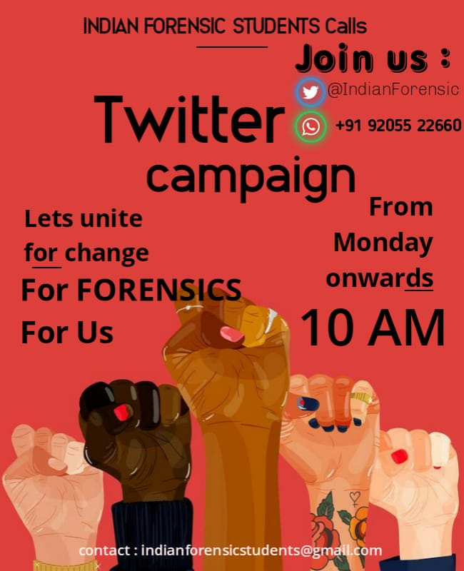 KumariSmritiCh1's tweet image. #justiceforforensic 
#justiceforIndianforensicstudents 
Take a step together for good change ..