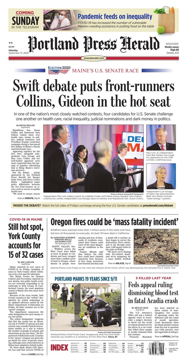 Portland Press Herald @PressHerald Timeline, The Visualized Twitter ...
