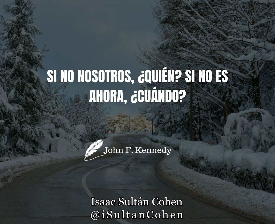 isultancohen's tweet photo. Si no nosotros, quien? si no es #ahora, cuando?

Isaac Sultan Cohen https://t.co/pfnrRIo4Gv