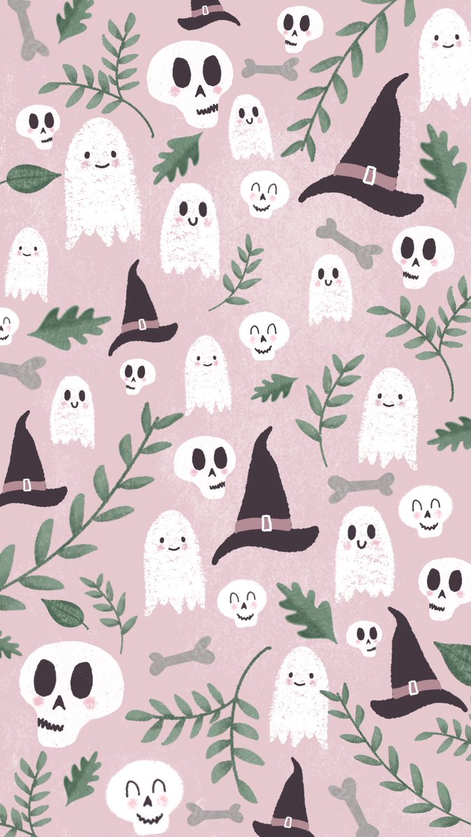 teapartyfortoni's tweet photo. I am still in bed; I had 8 hours sleep, I’ve watched Moana and I have drawn 2 Halloween wallpapers because it’s cold - feel free to save if you like them! https://t.co/zruZWaSP1X