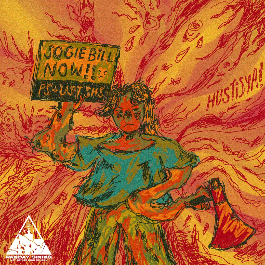 PS_USTSHS's tweet image. ARTISTA NG BAYAN, NGAYON AY LUMALABAN! ✊🏼

Hindi tayo kailanman mapapatahimik ng papet ng US at ng macho-pyudal na sistema. Hustisya para kay Jennifer Laude!

Likha ni Ally
#TransLivesMatter 
#JusticeForJennifer
#DTIYS_PSUSTSHS
#SeptemBERDUGO 
#UNSEATyembre 
#OustDuterte