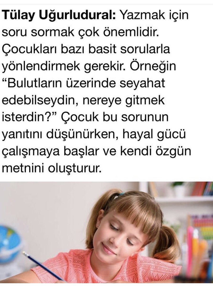 TÜLAY UĞURLUDURAL (@ugurludural) on Twitter photo Başarılı olmamın yolu, yazmaktan geçiyor👍 Kendini doğru ve etkili ifade etmeyi gerçekleştirebilen çocuklar için başarı kaçınılmazdır. <a href="/bahcesehir_k12/">Bahçeşehir Koleji</a> Koleji olarak <a href="/Hurriyet/">Hürriyet.com.tr</a> için hazırladığımız bu yazı, Yaratıcı Yazarlık Atölyelerimizin önemini bir kez daha vurguluyor💙❤️ Başarılı olmamın yolu, yazmaktan geçiyor👍 Kendini doğru ve etkili ifade etmeyi gerçekleştirebilen çocuklar için başarı kaçınılmazdır. <a href="/bahcesehir_k12/">Bahçeşehir Koleji</a> Koleji olarak <a href="/Hurriyet/">Hürriyet.com.tr</a> için hazırladığımız bu yazı, Yaratıcı Yazarlık Atölyelerimizin önemini bir kez daha vurguluyor💙❤️