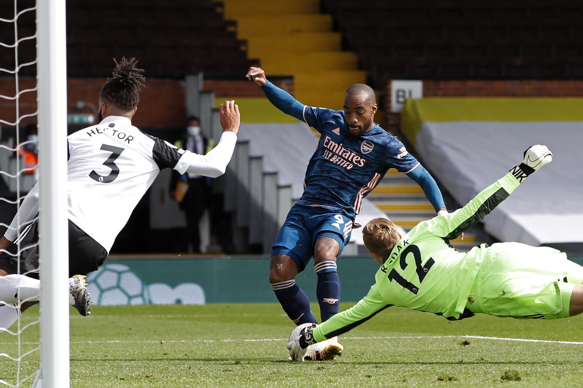 Arsenal's tweet image. Up and running!

😎 @LacazetteAlex 

#FULARS