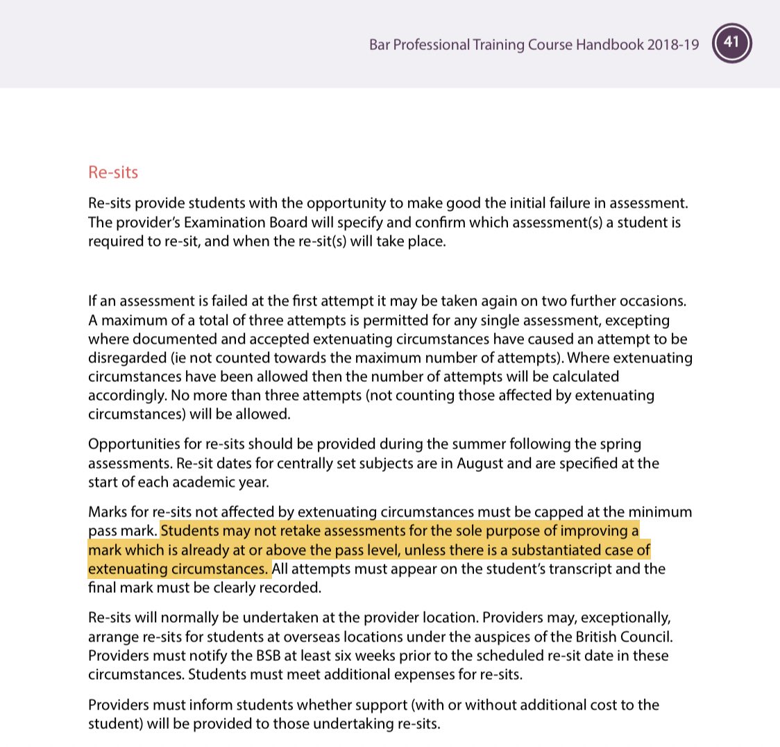 Students Against The BSB Exam Regulations tweet media