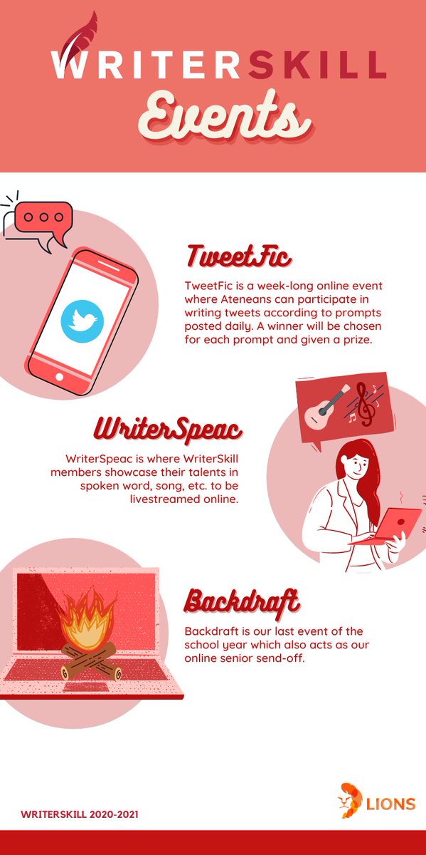 ADMUWriterSkill's tweet photo. #ExcellenceinProgress
Knowledge is power. That [probably] includes knowing WriterSkill departments(?)
i.e. Events, Visuals &amp; Docu, HR, and Workshops. 

Too much? Try pneumonic devices:
WHEVinar
𝗛e𝗥 𝗩𝗜𝗦ion 𝗪𝗢𝗥𝗞ed 𝗘𝗩𝗘𝗡𝗧ually
𝗪e 𝘃𝗶ewe𝗱 𝗵e𝗿b𝗲𝘃ores

Be part. https://t.co/1huQ4Cp7X9