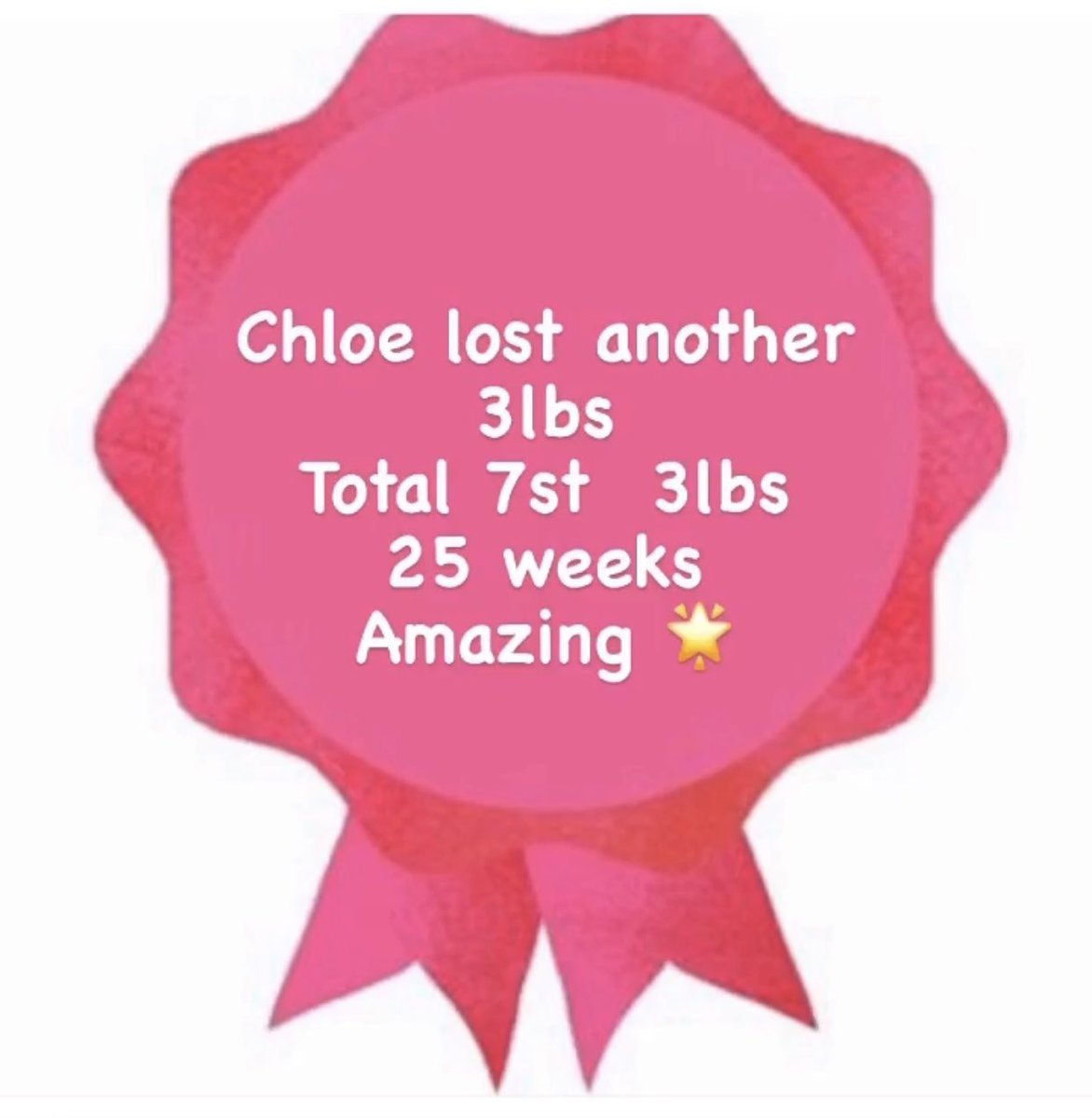 Another good loss for my client 101 pounds in just 25 weeks.  She’s very determined 💕