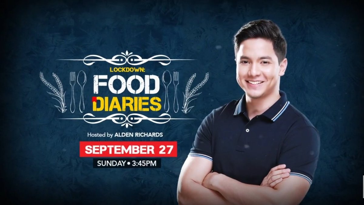 AldenTrendsOFC's tweet photo. "Lockdown: Food Diaries" with Alden Richards will be airing on September 27, 3:45 pm! 

Watch the preview here:
https://t.co/OobzMcXM1f

@aldenrichards02 
#RoadTo10WithALDEN #ALDENRichards https://t.co/b1O1Ty1kHN