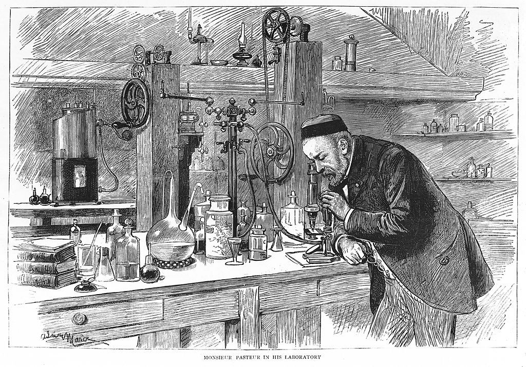 186) That sounds like an incredibly crude experiment, given the fact that there could be a variety of reasons as to why Pasteur was unable to infect the chickens with fresh bacteria after exposing them to cholera bacteria in chicken broth.