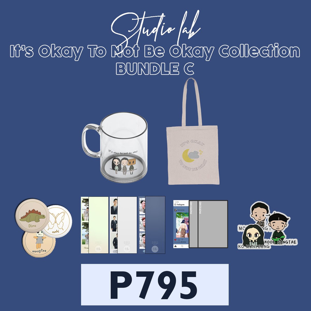 studiolabph's tweet photo. Studio Lab IOTNBO collection is also available in bundles! 

Pre-Order here: https://t.co/t3IxHFTuuy

#ItsOkayToNotBeOkay #PsychoButItsOkay #사이코지만괜찮아 #KdramaMerchPh #KoreanDramaMerch #KimSooHyun #SeoYeJi #kpopmerch #hallyumerch https://t.co/0zRZOVCU9z