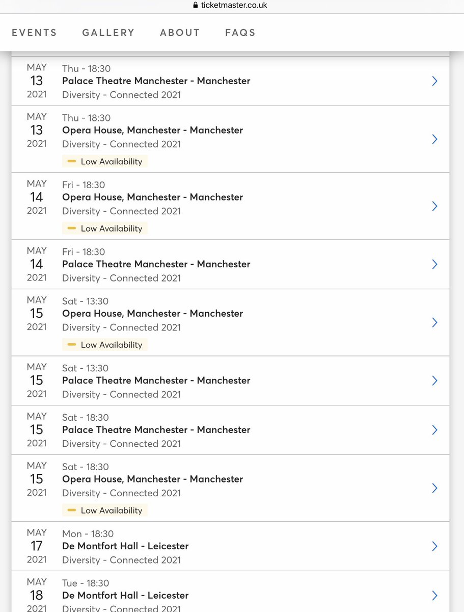 queenofholidays's tweet photo. @TicketmasterCS Ok. On your website you appear to be selling tickets for Diversity for both the Palace theatre and Opera house @PalaceAndOpera in Manchester for the same days and times. It’s letting me add both to my basket. Which is correct please? Thanks. https://t.co/4liqxcch7I