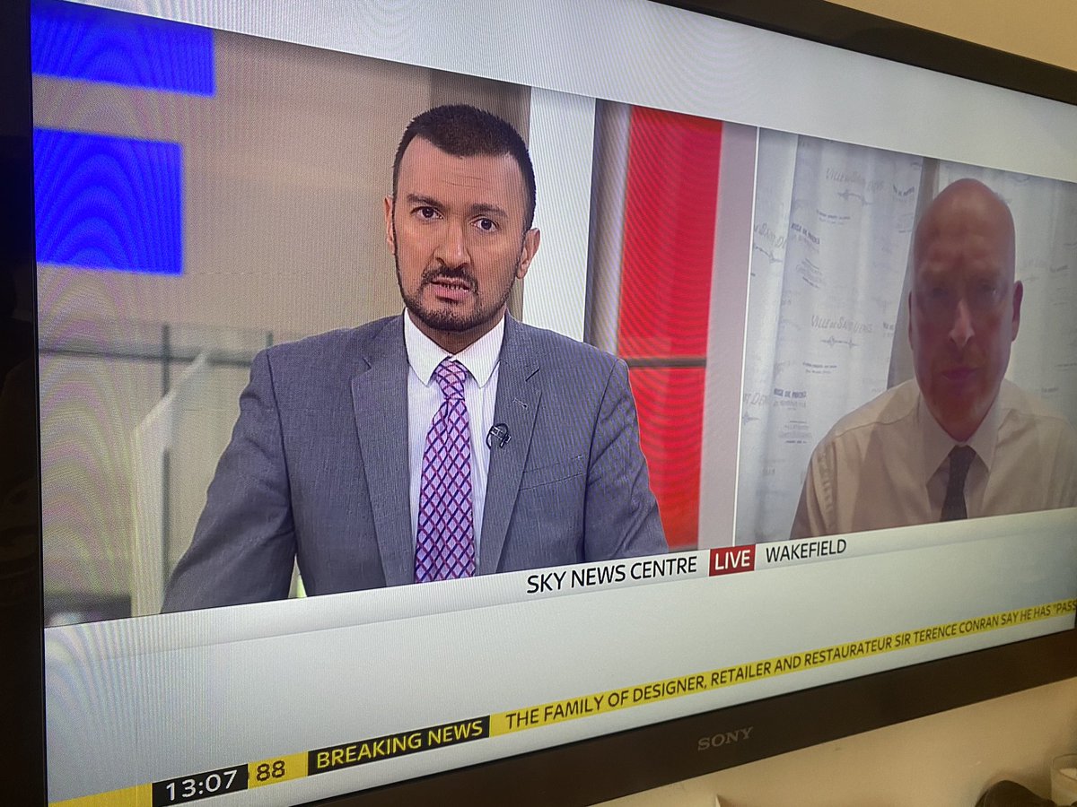 WestYorksPolFed's tweet photo. .@WYPF_Chairman Brian Booth on @SkyNews this afternoon. We need to manage the expectation of the public for Monday and the “rule of six”. We are so busy with other policing matters that it is yet another conflicting demand for a stretched service. #PoliceDemand #PoliceReality https://t.co/XK5gry5ync