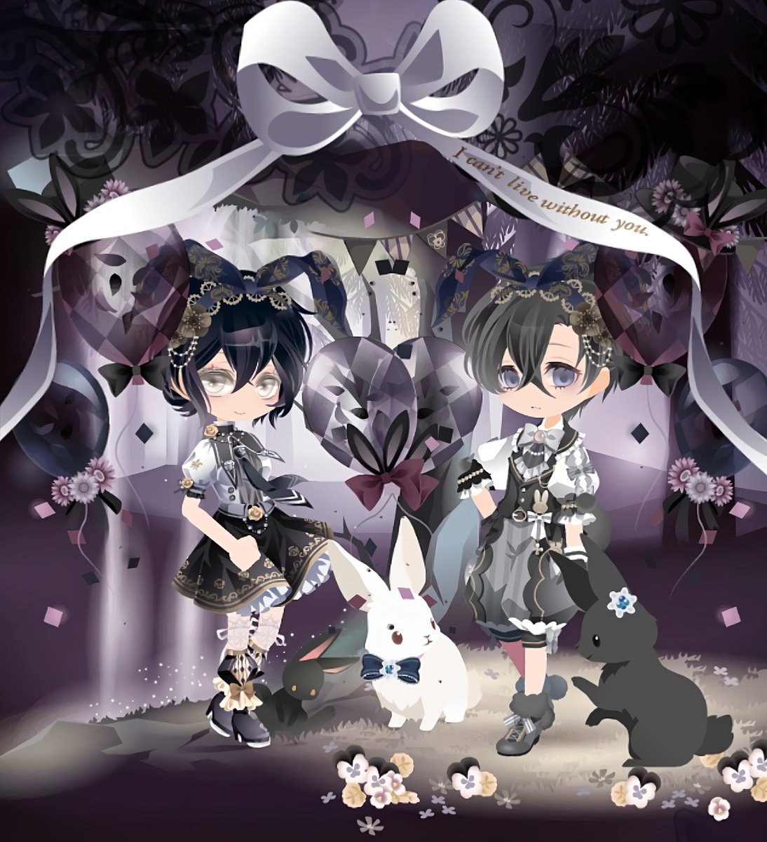 rabbit family affair#ココプレ #cocoppaplay Converted by #waifu2x 