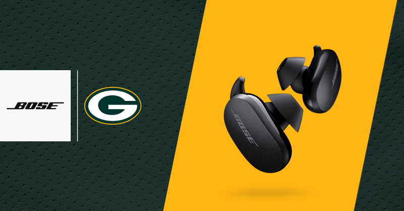 🚨 Attention #Packers fans 🚨

RT for your chance to win the new #BoseEarbuds!

<a href="/Bose/">Bose</a> | #Kickoff2020 | Rules: bit.ly/3lS3CDu